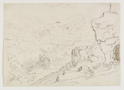 Das Tal und der Tempel von Segesta, Sizilien, 1842 von Thomas Cole